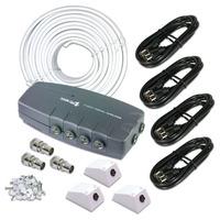 aerial extension kits 4 room tv distribution kit e20001