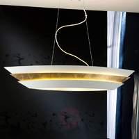 Aesthetic hanging light Isis with gold leaf