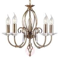 Aesthetic chandelier Aegean, 5-light