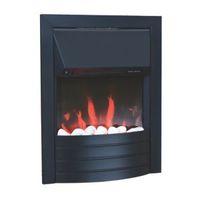 Aemilia Black LED Electric Fire