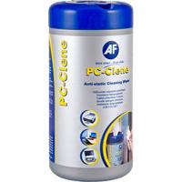 AF PC-Clene Anti Static Cleaning Wipes - 100 Pack