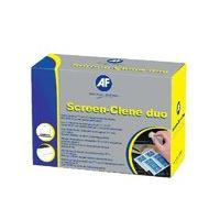AF Screen-clene duo anti-static screen wipes - 20 Pack