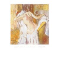 After The Bath By Edgar Degas