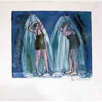 After the Swim II By Elaine Naso...