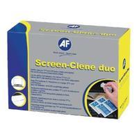 AF Screen-Clene Duo WetDry Wipes Pack of 20 ASCR020