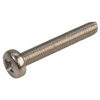Affix Pozi Pan Head Stainless Steel Screws M3 20mm - Pack Of 100