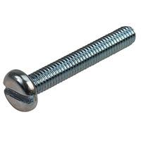 Affix Slotted Pan Head Machine Screws BZP M3 20mm - Pack Of 100