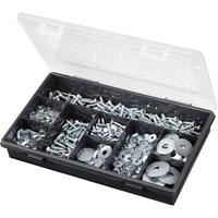 Affix Carriage Bolt/Washer Assortment In Case - 805 Piece