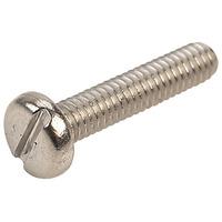 Affix Slotted Pan Head Stainless Steel Screws M2.5 12mm - Pack Of 100