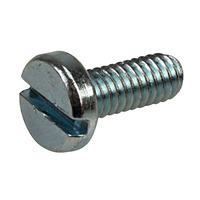 Affix Slotted Pan Head Machine Screws BZP M2.5 6mm - Pack Of 100
