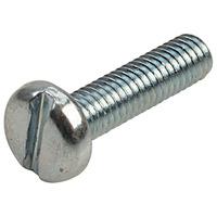 Affix Slotted Pan Head Machine Screws BZP M3 12mm - Pack Of 100