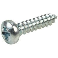 Affix Pozi Pan Head Self-Tapping Screws No.4 13mm - Pack Of 100