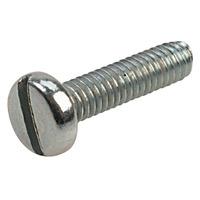 Affix Slotted Pan Head Machine Screws BZP M2.5 10mm - Pack Of 100