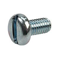 affix slotted pan head machine screws bzp m3 6mm pack of 100