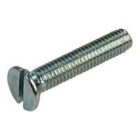 Affix Slotted Countersunk Machine Screws BZP M3 16mm - Pack Of 100