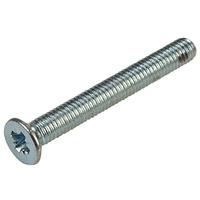 affix pozi countersunk machine screws bzp m3 25mm pack of 100