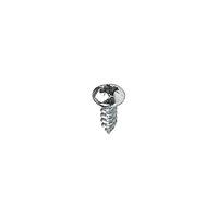 Affix Pozi Pan Head Self-Tapping Screws No.4 6.5mm - Pack Of 100