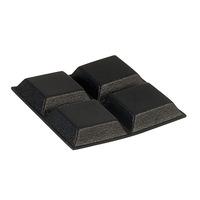 Affix SF-004 Flat Square Rubber Feet 12.7 x 12.7 x 3.5mm - Black -...