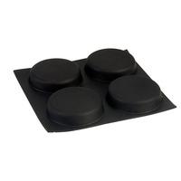 Affix RF20-5 Flat Round Rubber Feet 19.8 x 18.0 x 5.0mm - Black - ...