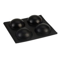 Affix RF-022 Round Rubber Feet 11.5 x 5.6mm - Black - Sheet Of 81