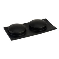 affix rf 004 round rubber feet 99 x 40 x 30mm black sheet o