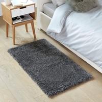 afaw wool effect shaggy bedside rug