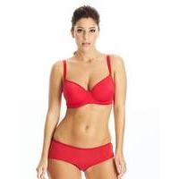 after eden red balcony bra