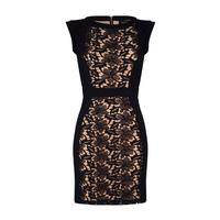 aftershock london tulisa crochet lace dress in black