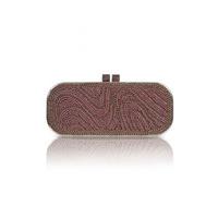 aftershock london olivia purple embellished clutch bag