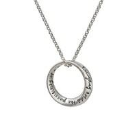 Affirmations Long Silver Everyday Necklace