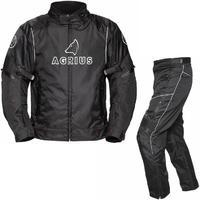 Agrius Orion Motorcycle Jacket & Hydra Trousers Black Kit - Standard Leg