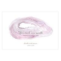 Agate Allure Personalised Paper Place Mat