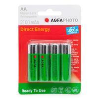 agfa rechargeable aa 12v batteries 4 pack assorted