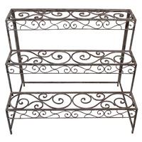 Aged Metal Etagere