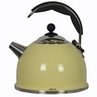 Aga Stainless Steel Whistling Kettle 2.2L, Gloss Black, 2.2 litres