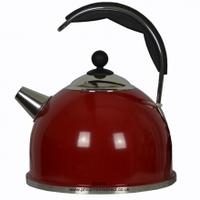 Aga Stainless Steel Whistling Kettle 2.2L, Claret, 2.2 litres