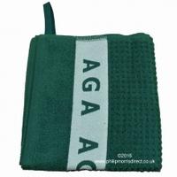 aga luxury hand towels green one size