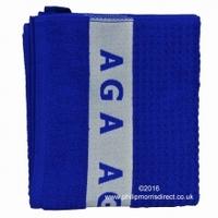 aga luxury hand towels blue one size