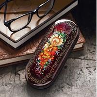 Agata Hand­painted Glasses Case