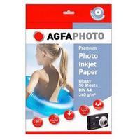 agfaphoto a4 10x15cm silver photo inkjet paper 50 sheets
