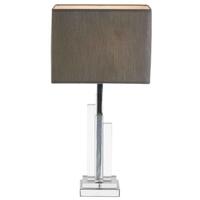 agata metal and crystal table lamp