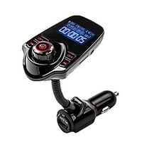 AGETUNR FM Transmitter Bluetooth Handsfree Car Kit MP3 Music Player Radio Adapter with Remote Control For iPhone /Samsung LG Smartphone