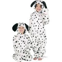 Age 4-6 Black & White Childrens Furry Dalmation Costume