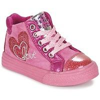 Agatha Ruiz de la Prada BOULI girls\'s Children\'s Shoes (High-top Trainers) in pink
