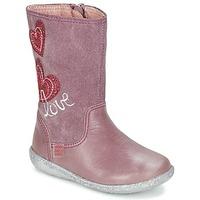 agatha ruiz de la prada bigi girlss childrens high boots in pink