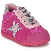 Agatha Ruiz de la Prada BABY BOWLING LACE girls\'s Children\'s Shoes (High-top Trainers) in pink