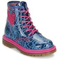 agatha ruiz de la prada laria girlss childrens mid boots in blue