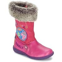 agatha ruiz de la prada clelia girlss childrens high boots in pink