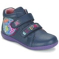 Agatha Ruiz de la Prada ANNA girls\'s Children\'s Shoes (High-top Trainers) in blue