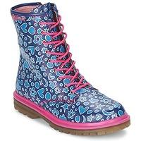 agatha ruiz de la prada sara girlss childrens mid boots in blue